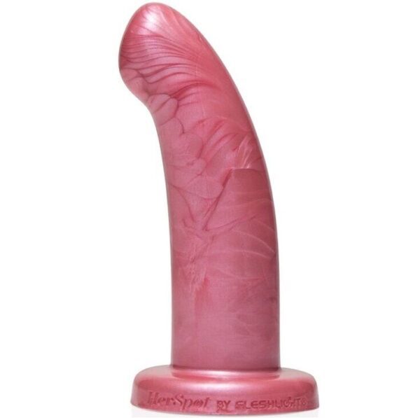 FLESHLIGHT HERSPOT CURVED PONTO-G DILDO - GOLDEN ROSE S