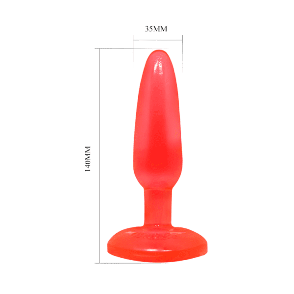 BAILE ANAL PLUG ANAL TACTO SUAVE ROXO 14.2 - Image 5