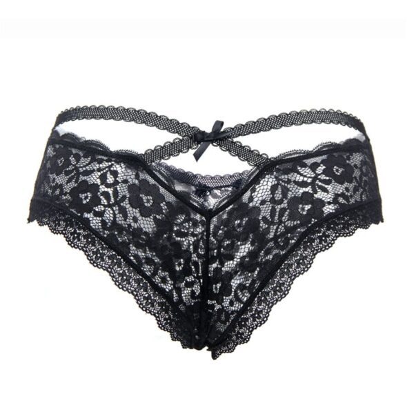 QUEEN LINGERIE CUECAS DE RENDA FLORAL S / M - Image 4